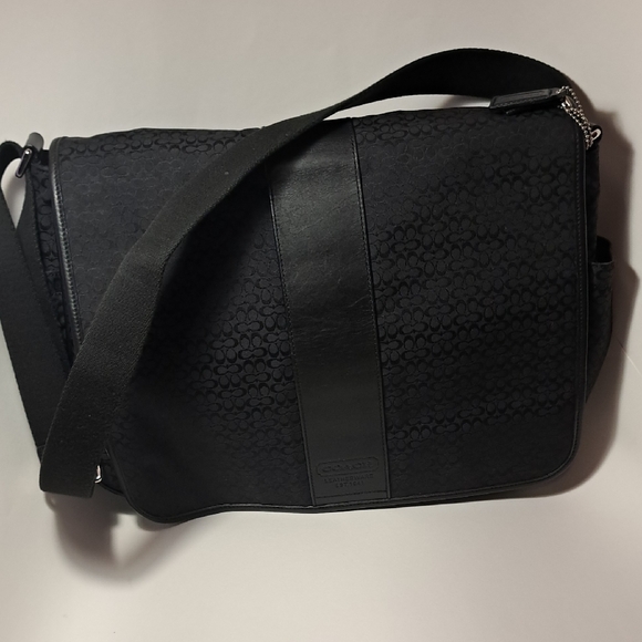 Coach Signature Hudson Commuter Messenger Bag F77004 UNISEX - Picture 3 of 16